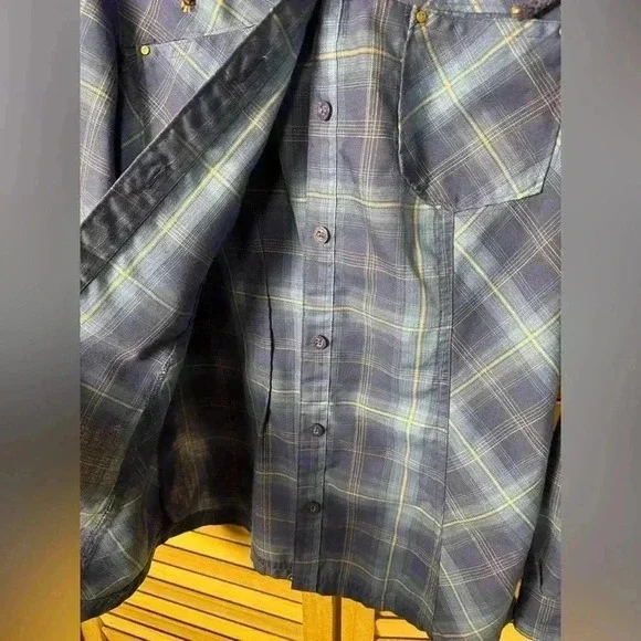 Columbia Shirt – Women’s Plaid – Blue – M - Picture 4 of 5